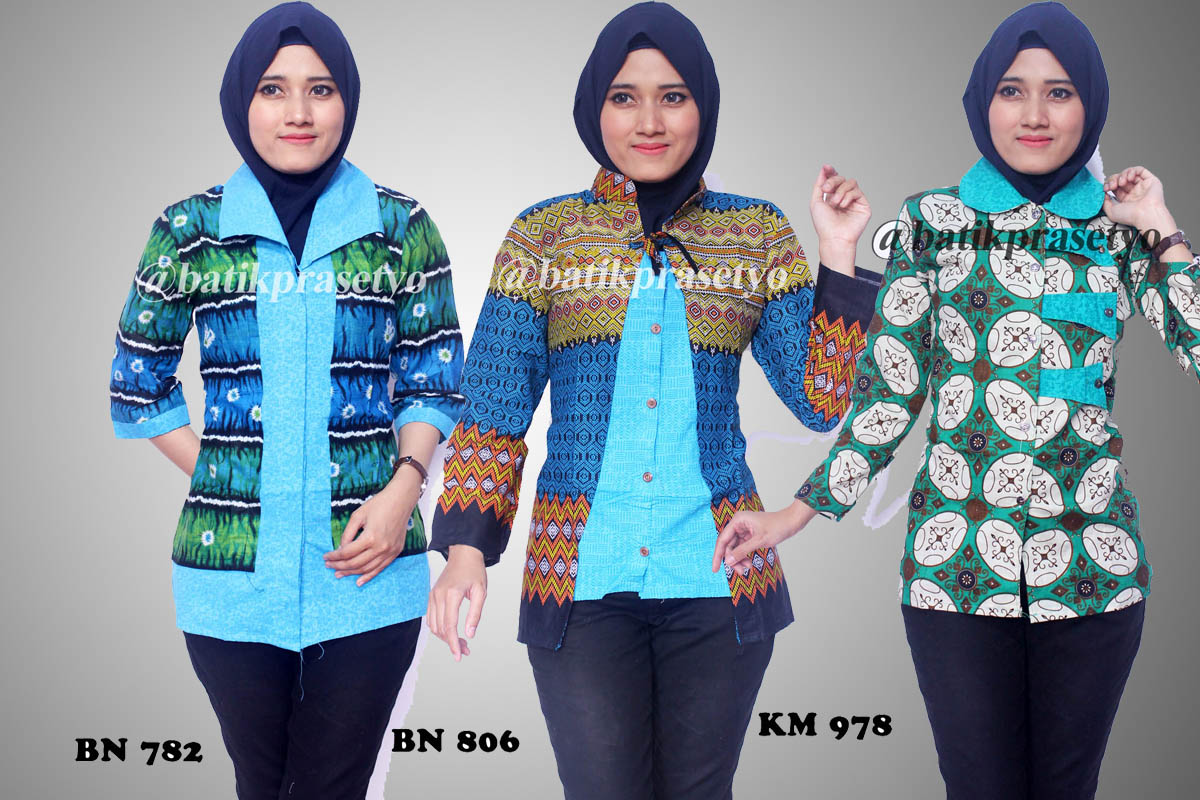 20 Model Baju Batik Wanita Terbaru